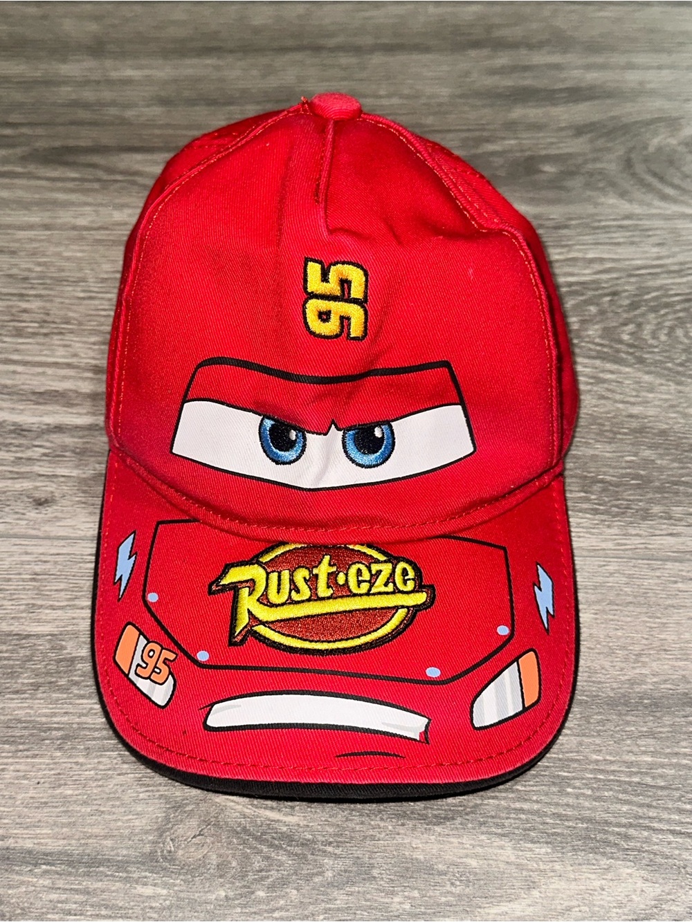 Disney Cars Lightning McQueen Red Kids Cap